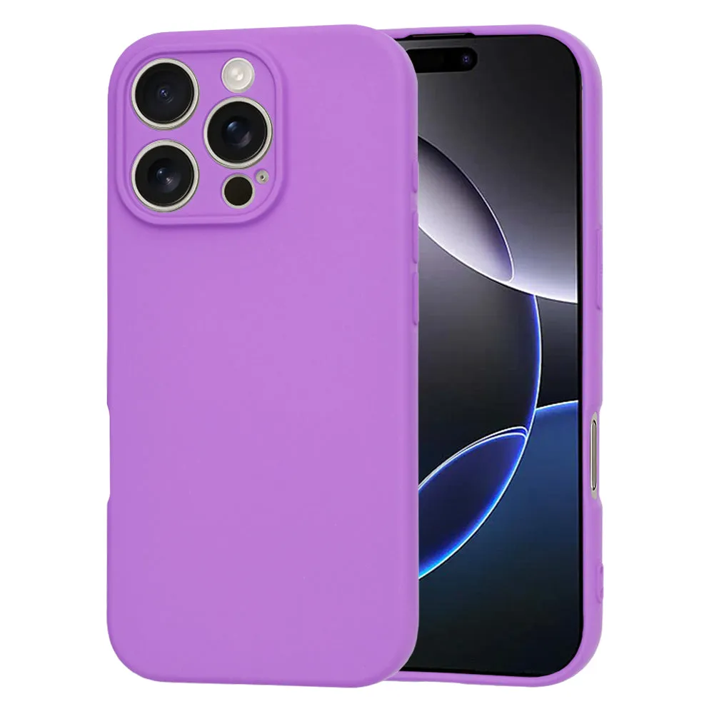 Custodia per Apple iPhone 16 Pro Max, Techsuit, SoftFlex, Viola - immagine 1