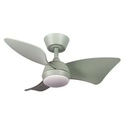 Ventilatore soffitto con luce Salvia (1 luce - 1720 Lumen - 18 W - Bianco CCT) (77x31cm) 7159SV IR - immagine 1