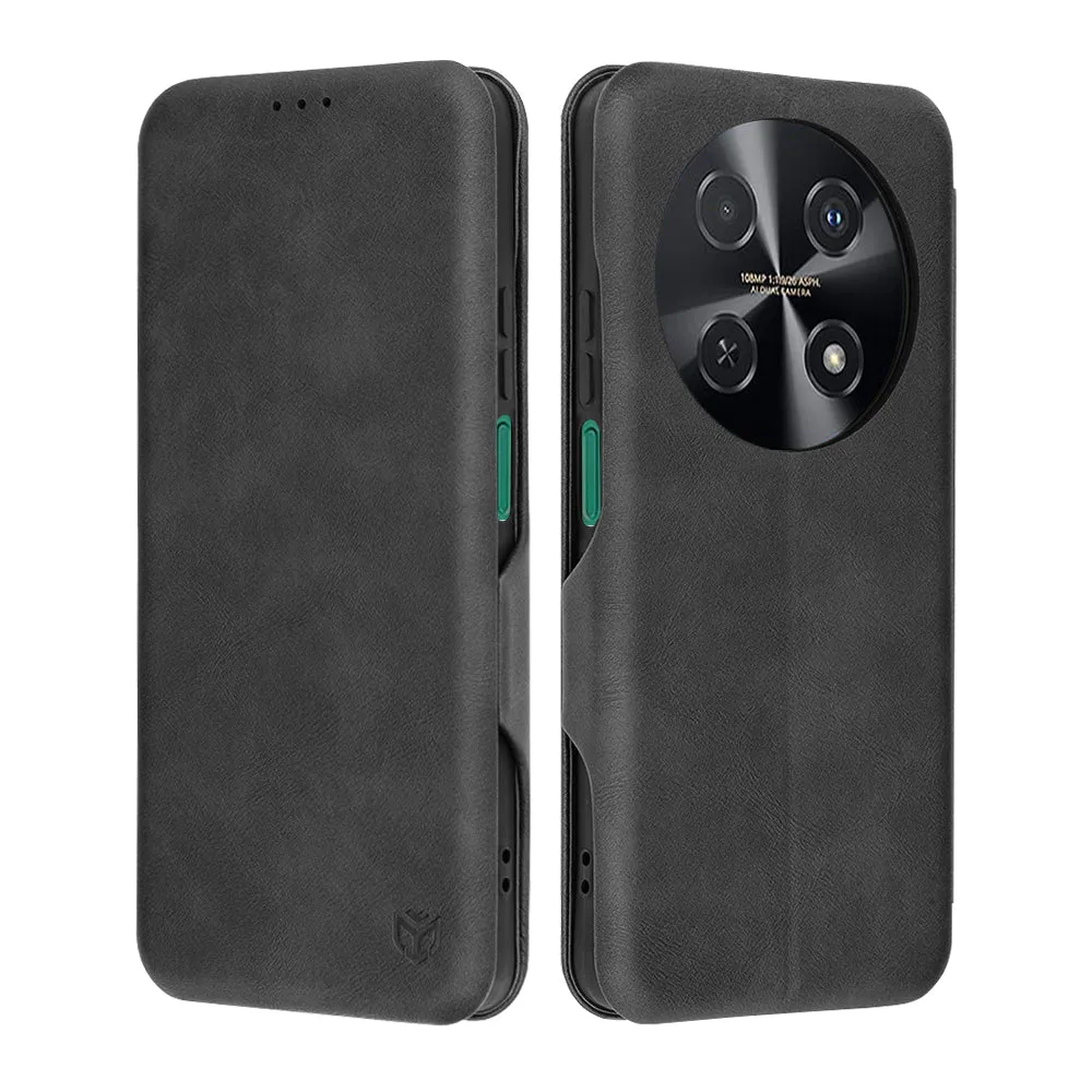 Custodia per Huawei nova 13i / nova 12i, Techsuit, Safe Wallet Plus, Nera - immagine 1