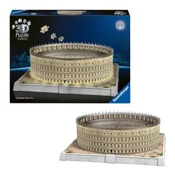 Puzzle 3D 291 pz Colosseo con luci Led 8a+ (36,2x31x12,2cm) 12008034 - immagine 1