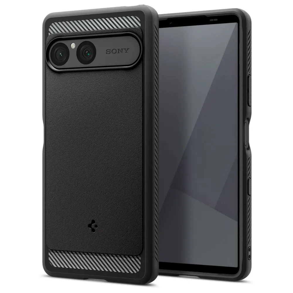 Custodia per Sony Xperia 10 VII, Spigen, Rugged Armor, Nera ACS09592 - immagine 1