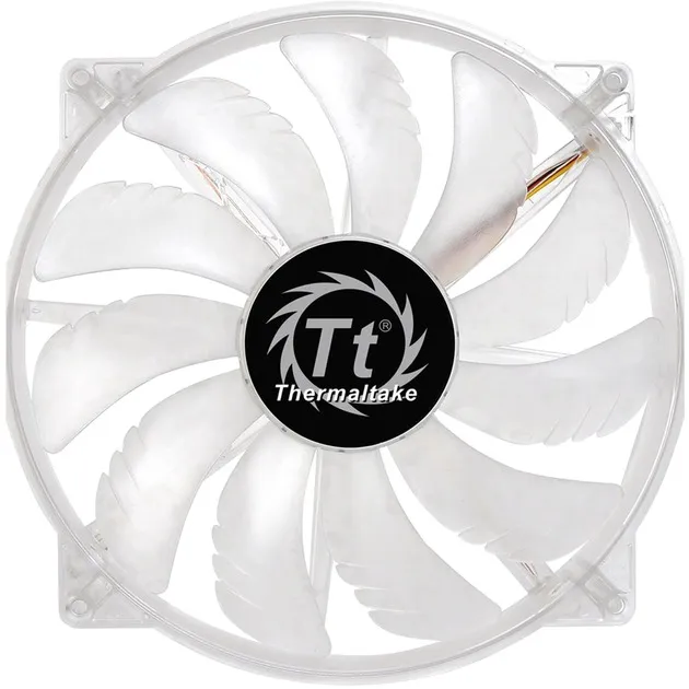 Pure 20 LED Case per computer Ventilatore 20 cm Trasparente, Ventola - immagine 1
