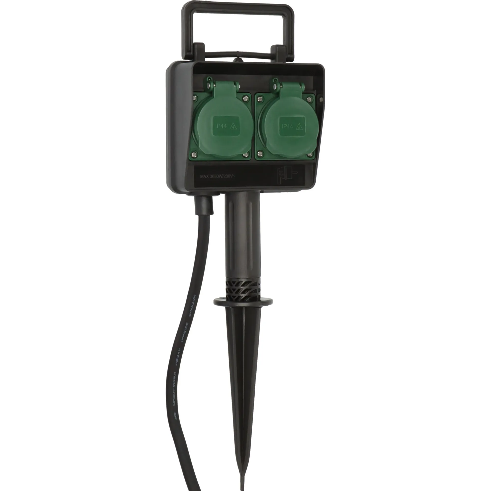 1154430 presa energia Nero, Ciabatta - immagine 1