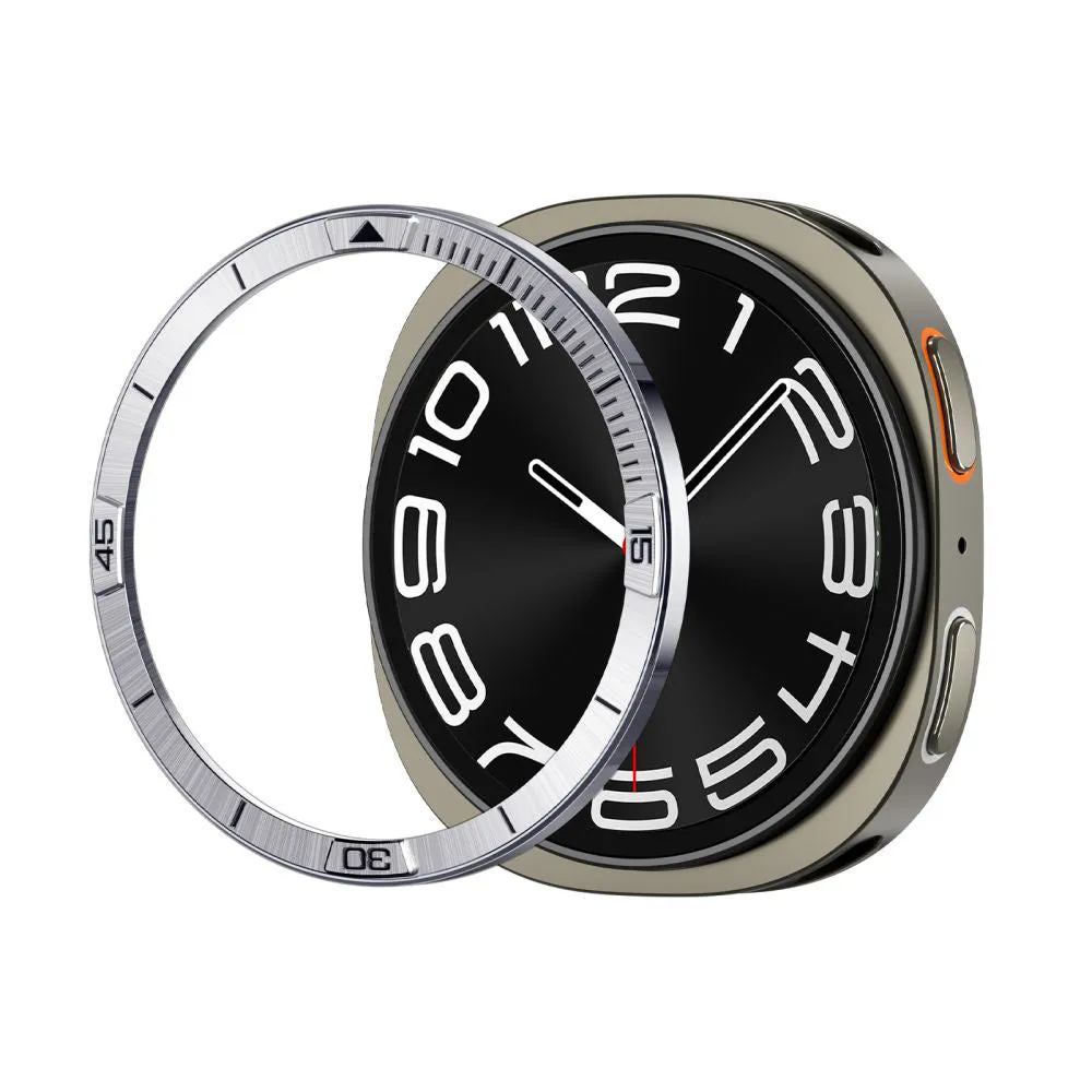 Cornice Protettiva Spigen Tune Pilot per Samsung Galaxy Watch9 / Watch8 44mm, Argento ACS10009 - immagine 1