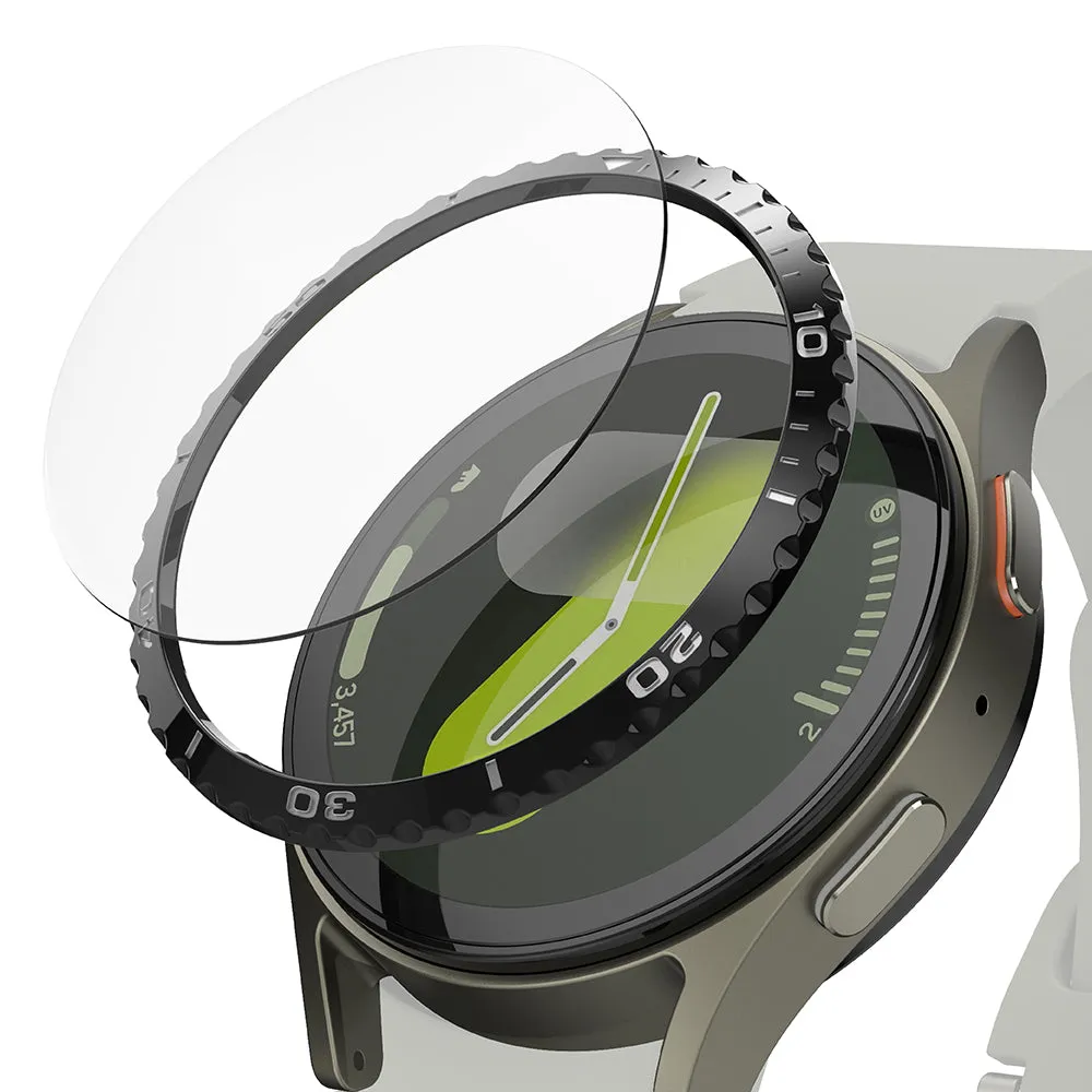 Cornice Protettiva Ringke Styling per Samsung Galaxy Watch7 40mm, Modello 6, Nera - immagine 1
