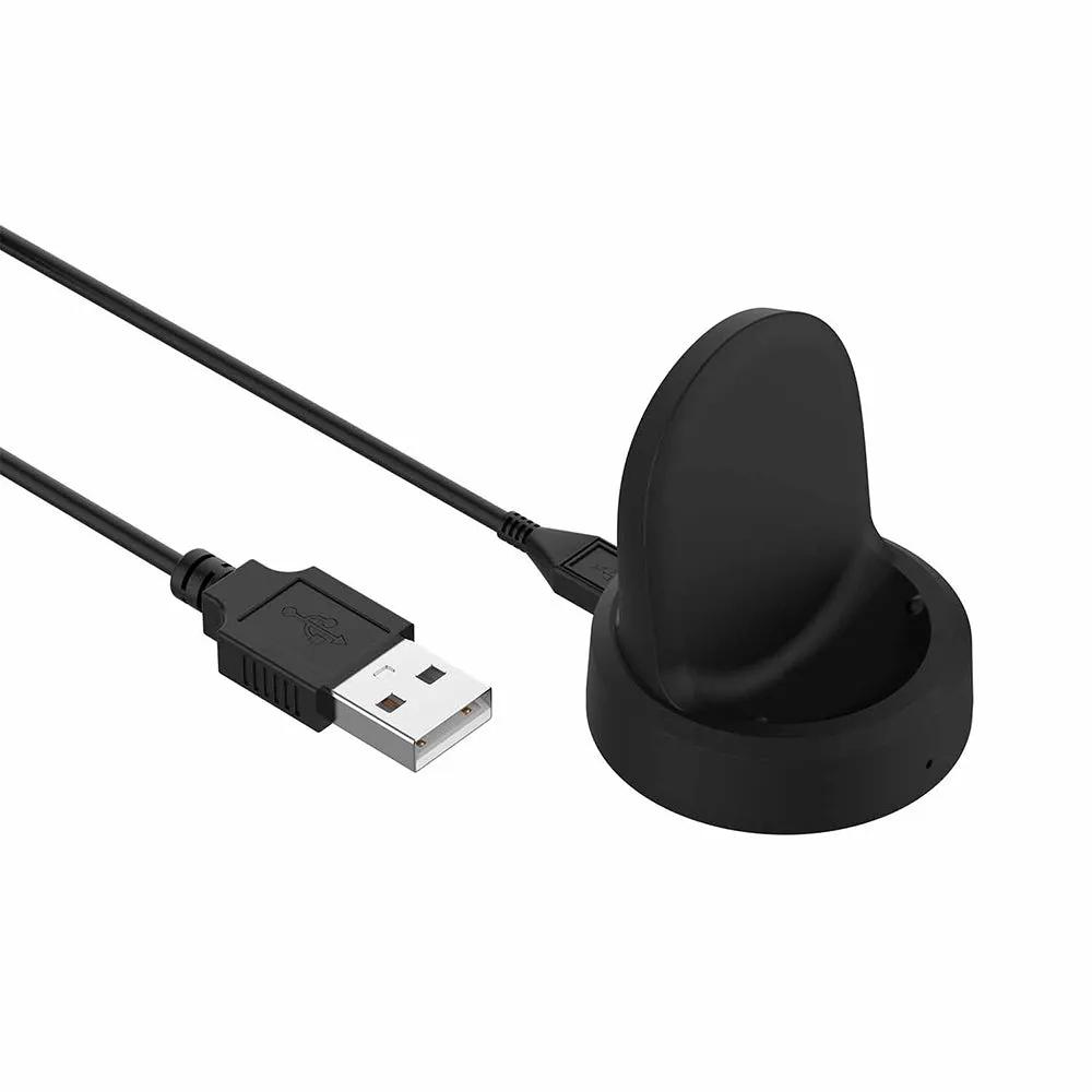Caricabatterie Wireless Techsuit TSC3 per Samsung Galaxy Watch Series, USB-A, Nero - immagine 1