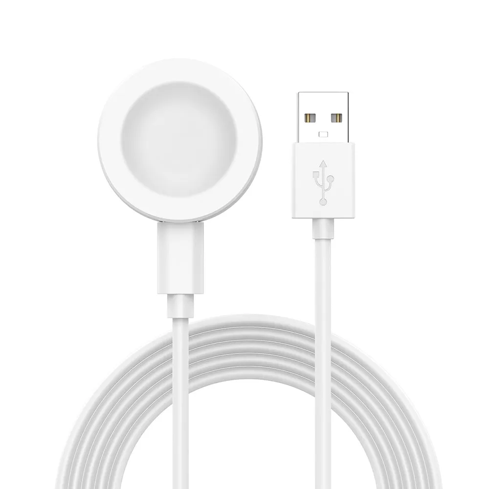 Caricabatterie Wireless Techsuit THC2 per Huawei Watch Series, USB-A, Bianco - immagine 1