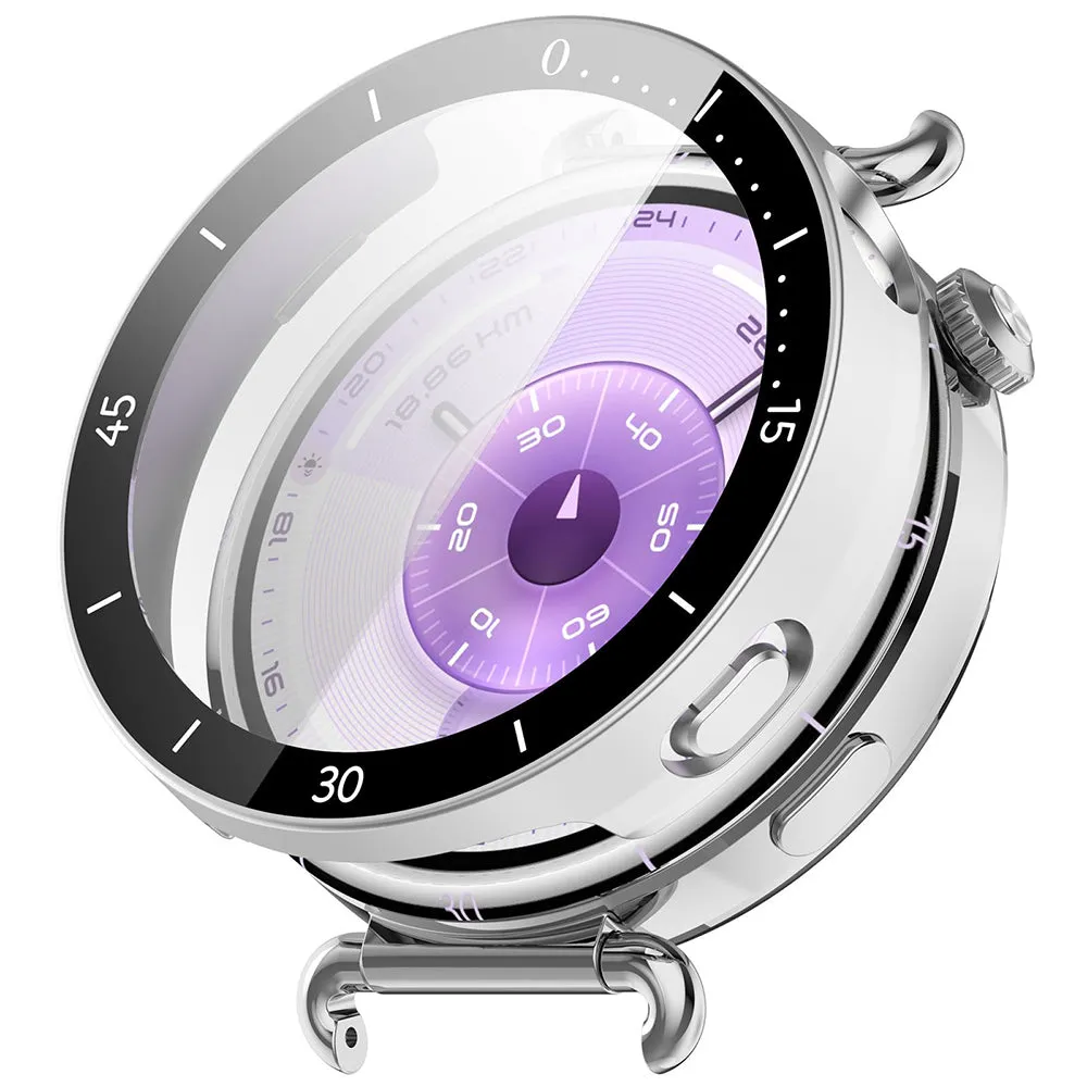 Custodia Techsuit Defense360 Pro Bezel per Huawei Watch GT 6 41mm, Argento - immagine 1