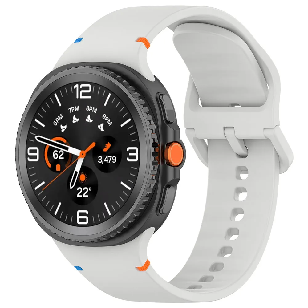 Cinturino Techsuit W079 per Samsung Galaxy Watch9 / Watch8 / Watch8 Classic Series, Grigio - immagine 1
