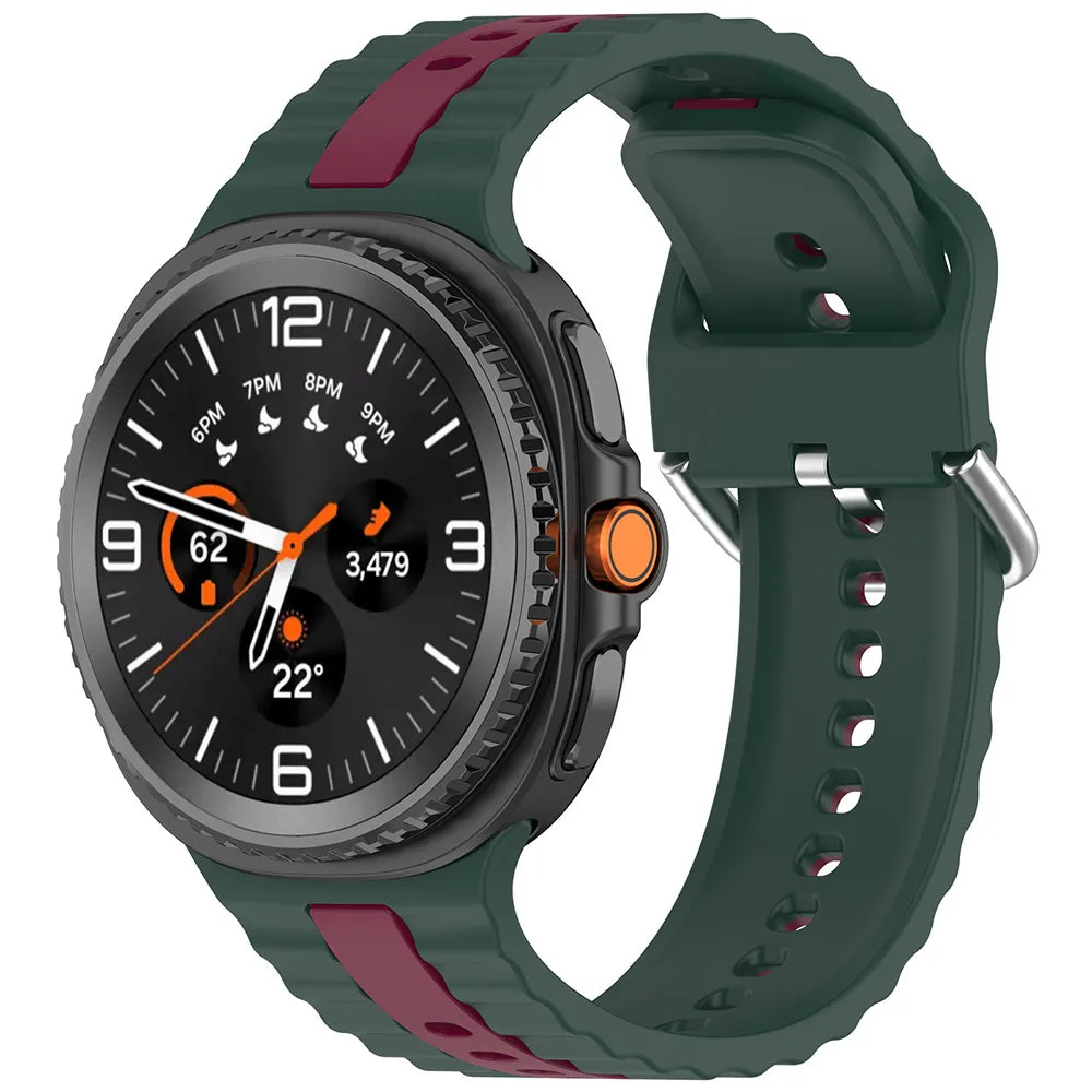 Cinturino Techsuit W078 per Samsung Galaxy Watch9 / Watch8 / Watch8 Classic Series, Verde Scuro - immagine 1