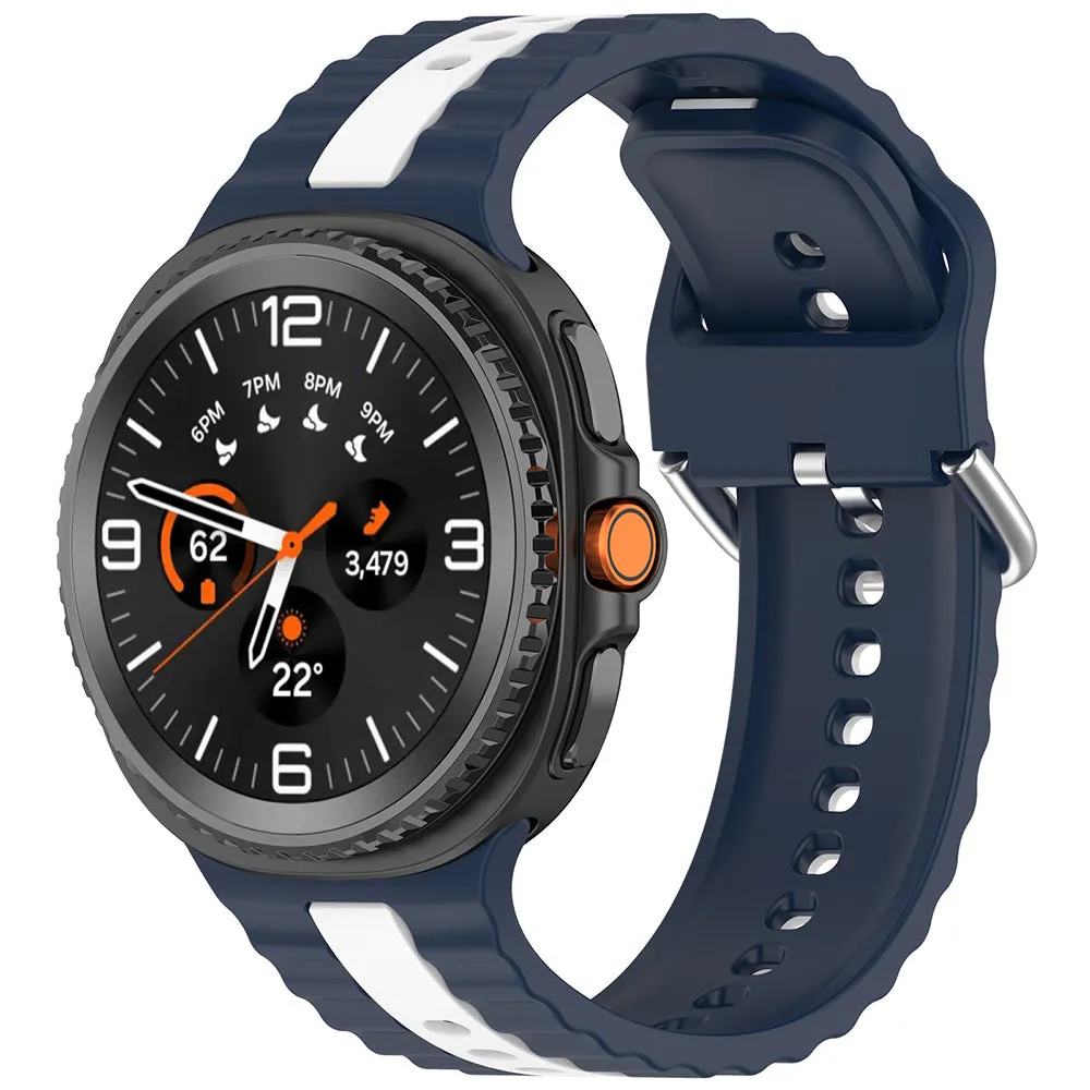 Cinturino Techsuit W078 per Samsung Galaxy Watch9 / Watch8 / Watch8 Classic Series, Blu Navy - immagine 1
