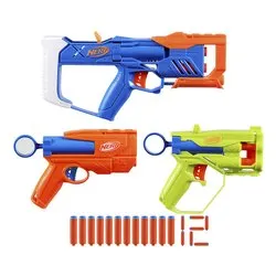 Pistola blaster NSeries Triple Action Pack 12cp NERF F9840EU4 - immagine 1