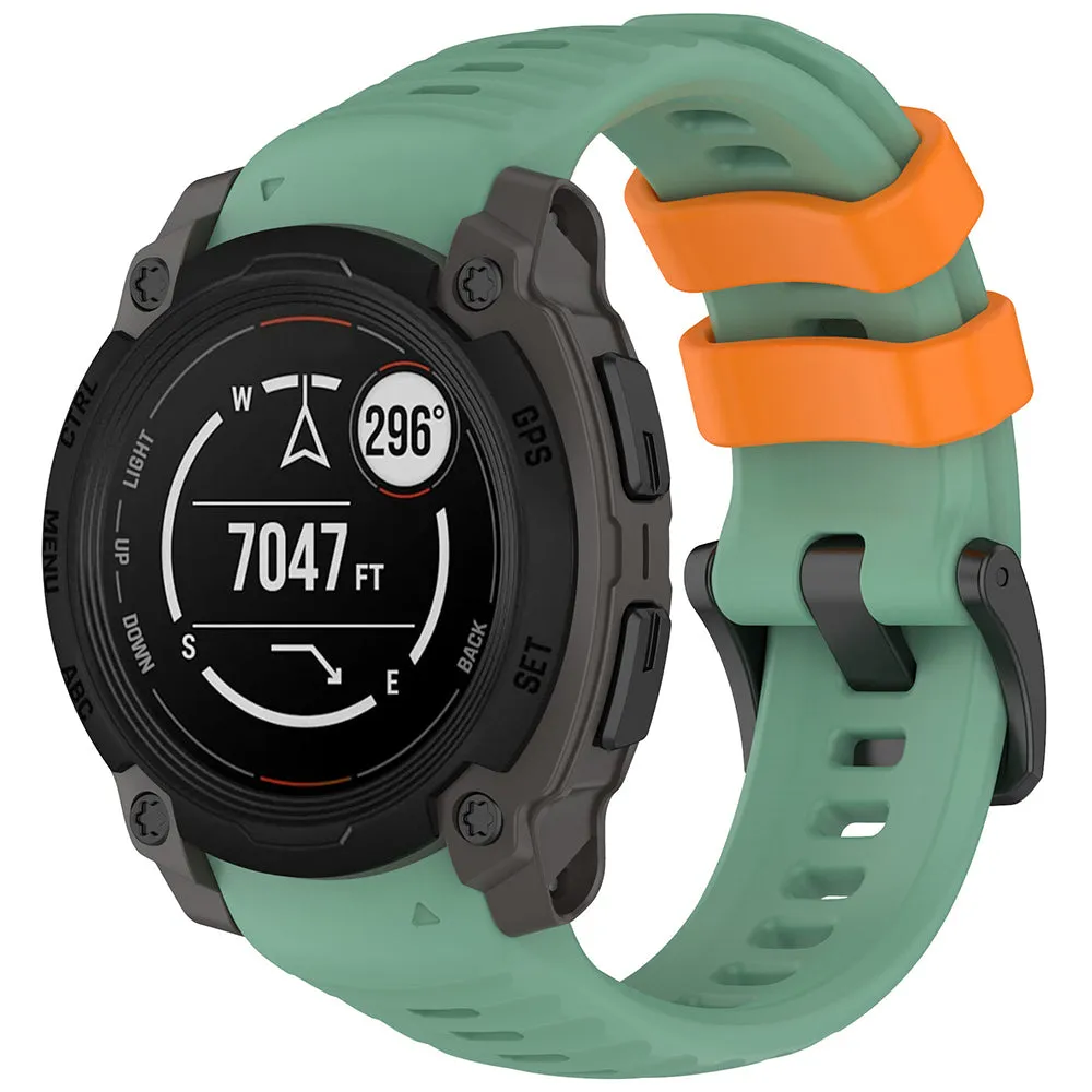 Cinturino Techsuit W076 per Garmin Instinct E 40mm, Verde Chiaro - immagine 1