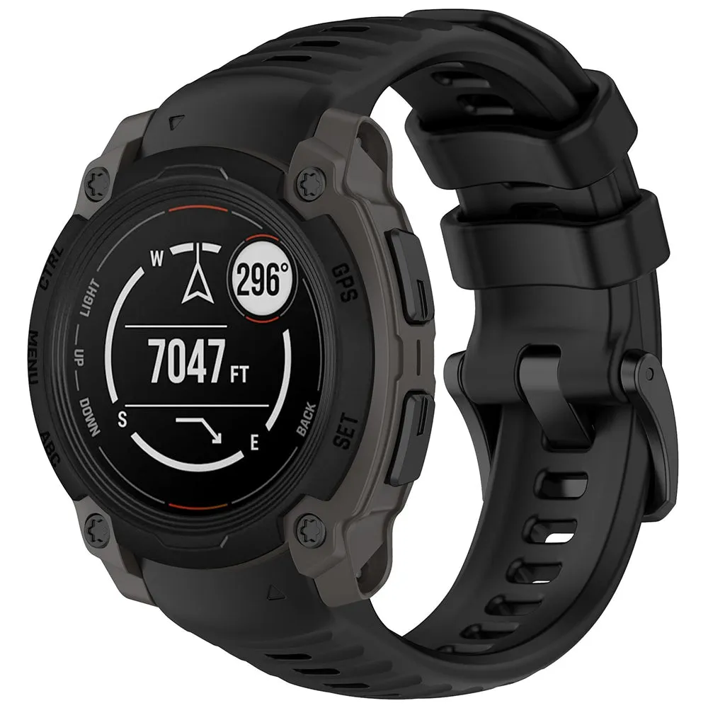 Cinturino Techsuit W076 per Garmin Instinct E 40mm, Nero - immagine 1
