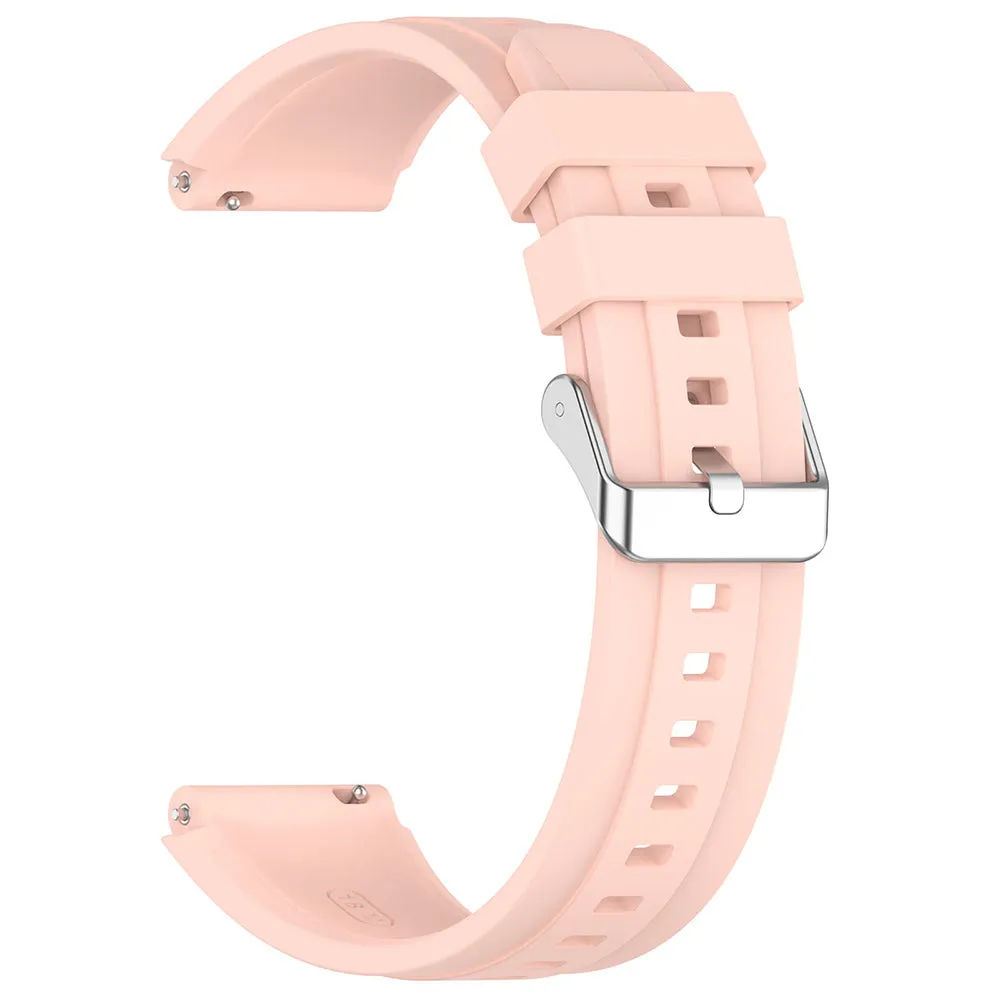 Cinturino Techsuit W075 per Huawei Watch / Garmin Watch Series, 18mm, Rosa - immagine 1