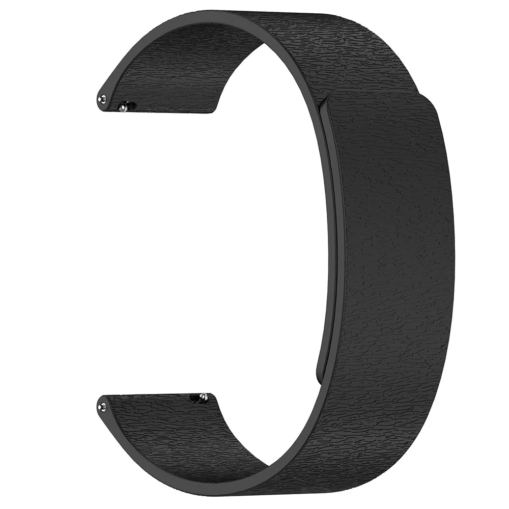 Cinturino Techsuit W074 per Samsung Galaxy Watch Series, 20mm, Nero - immagine 1
