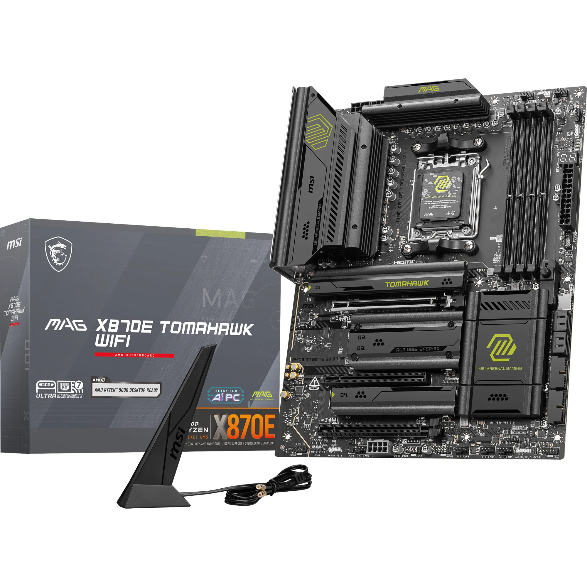 MAG X870E TOMAHAWK WIFI scheda madre AMD X870E Socket AM5 ATX - immagine 1