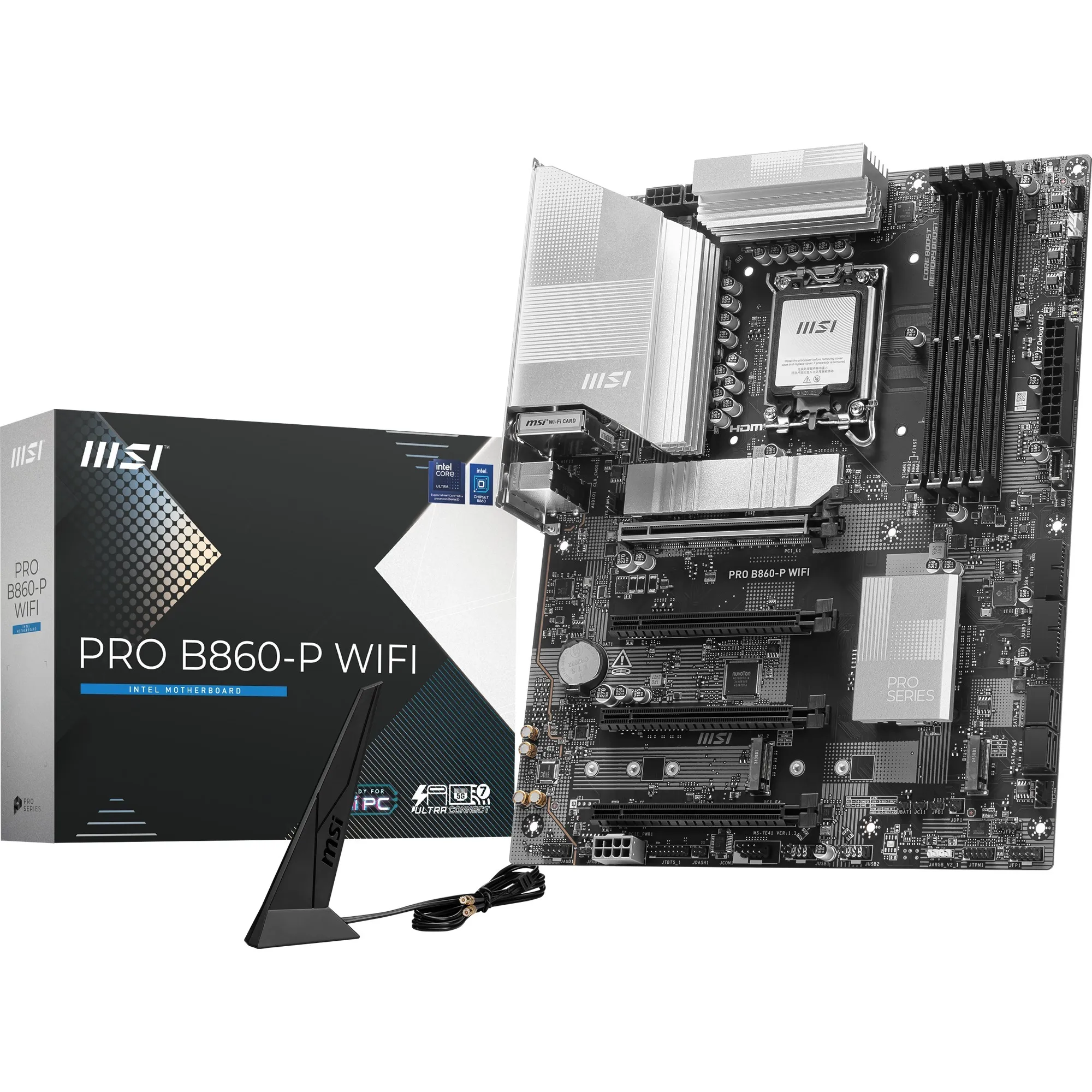 PRO B860-P WIFI scheda madre Intel B860 LGA 1851 (Socket V1) ATX - immagine 1