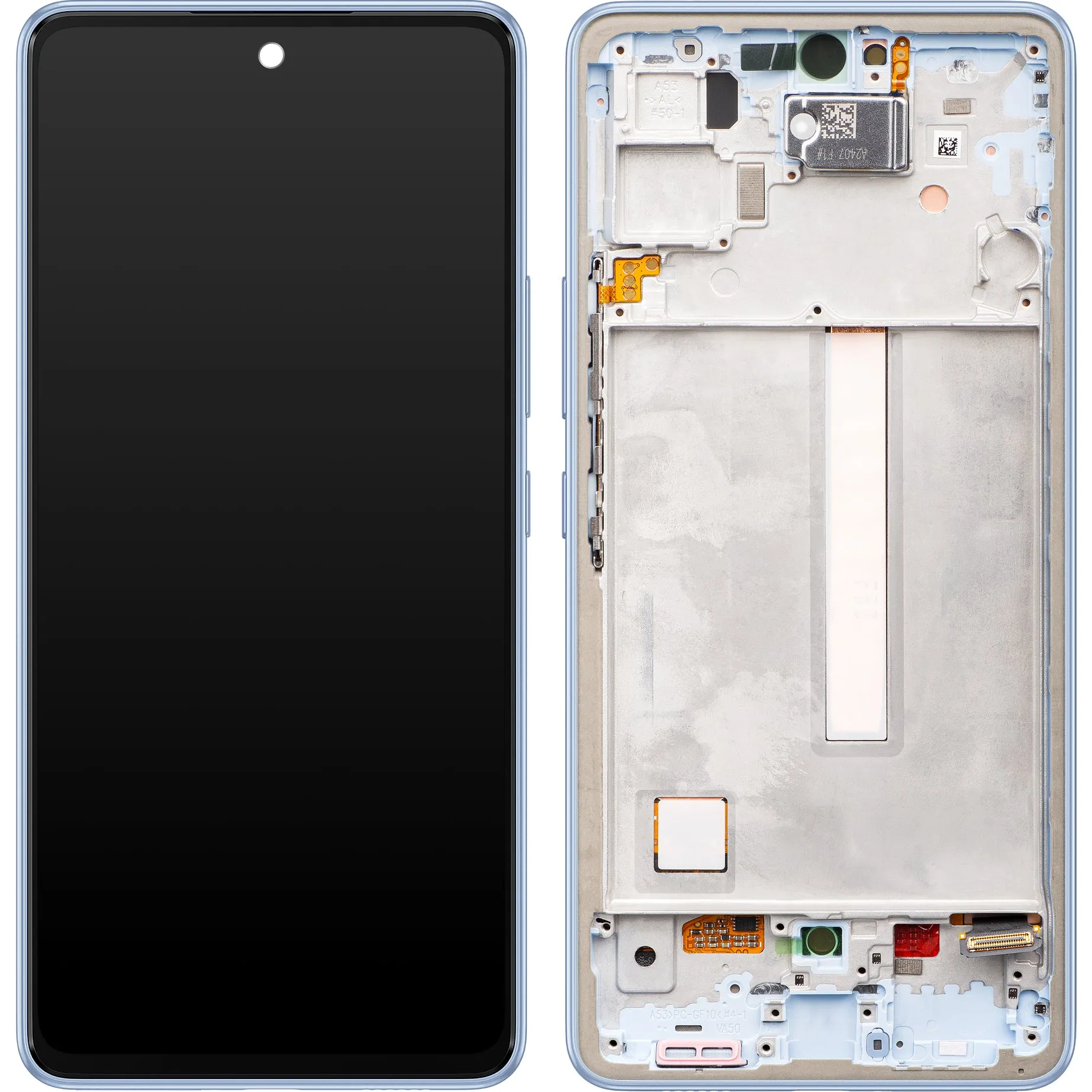 Samsung Galaxy A53 5G A536 Display touchscreen Samsung Galaxy A53 5G A536, con cornice, blu, Service Pack GH82-28024C - immagine 1