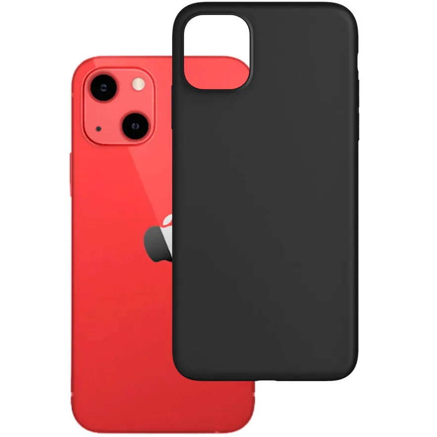 Custodia per Apple iPhone 13, 3MK, Nera Opaca - immagine 1