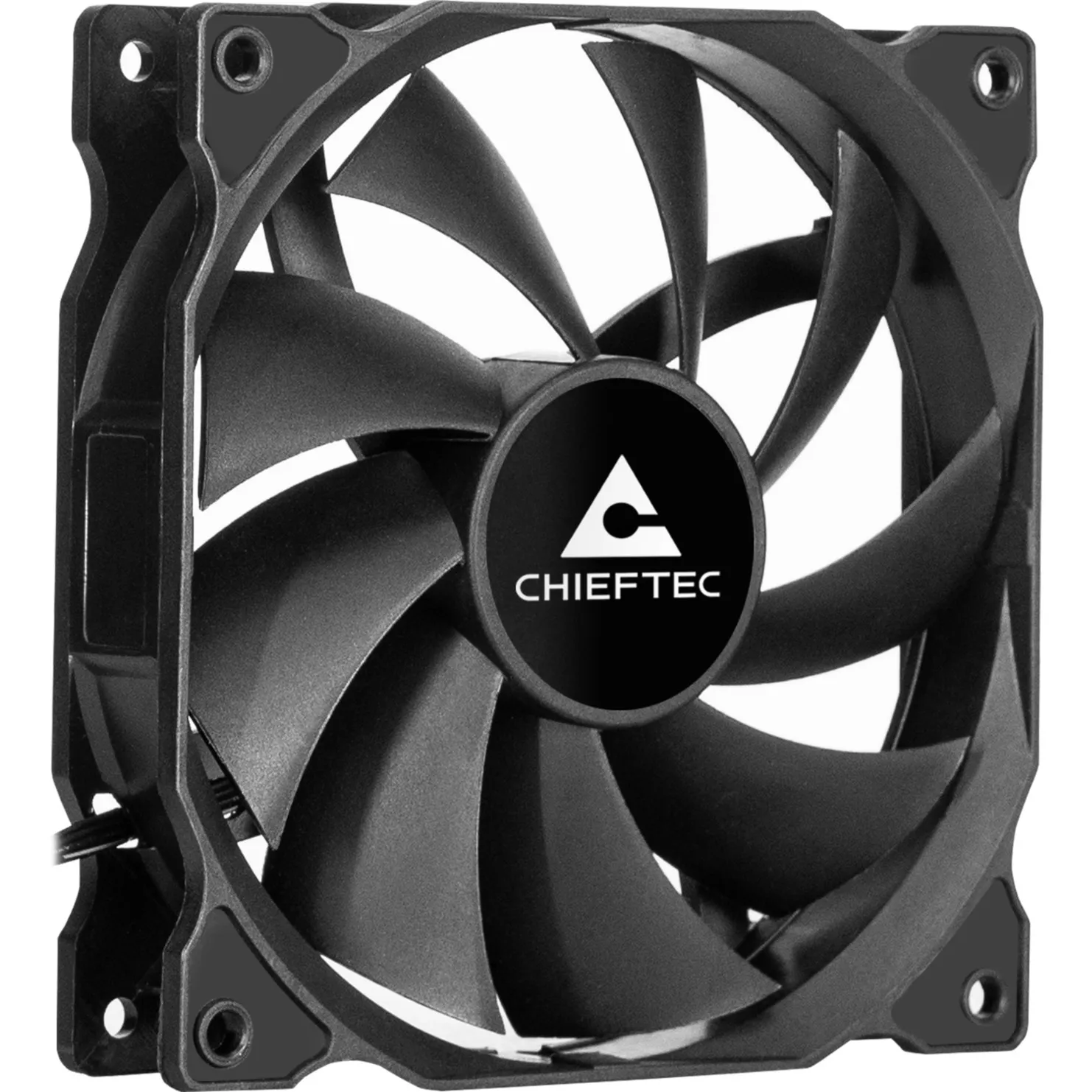 ZF-1225PWM sistema di raffreddamento per computer Case per computer Ventilatore 12 cm Nero 1 pz, Ventola - immagine 1