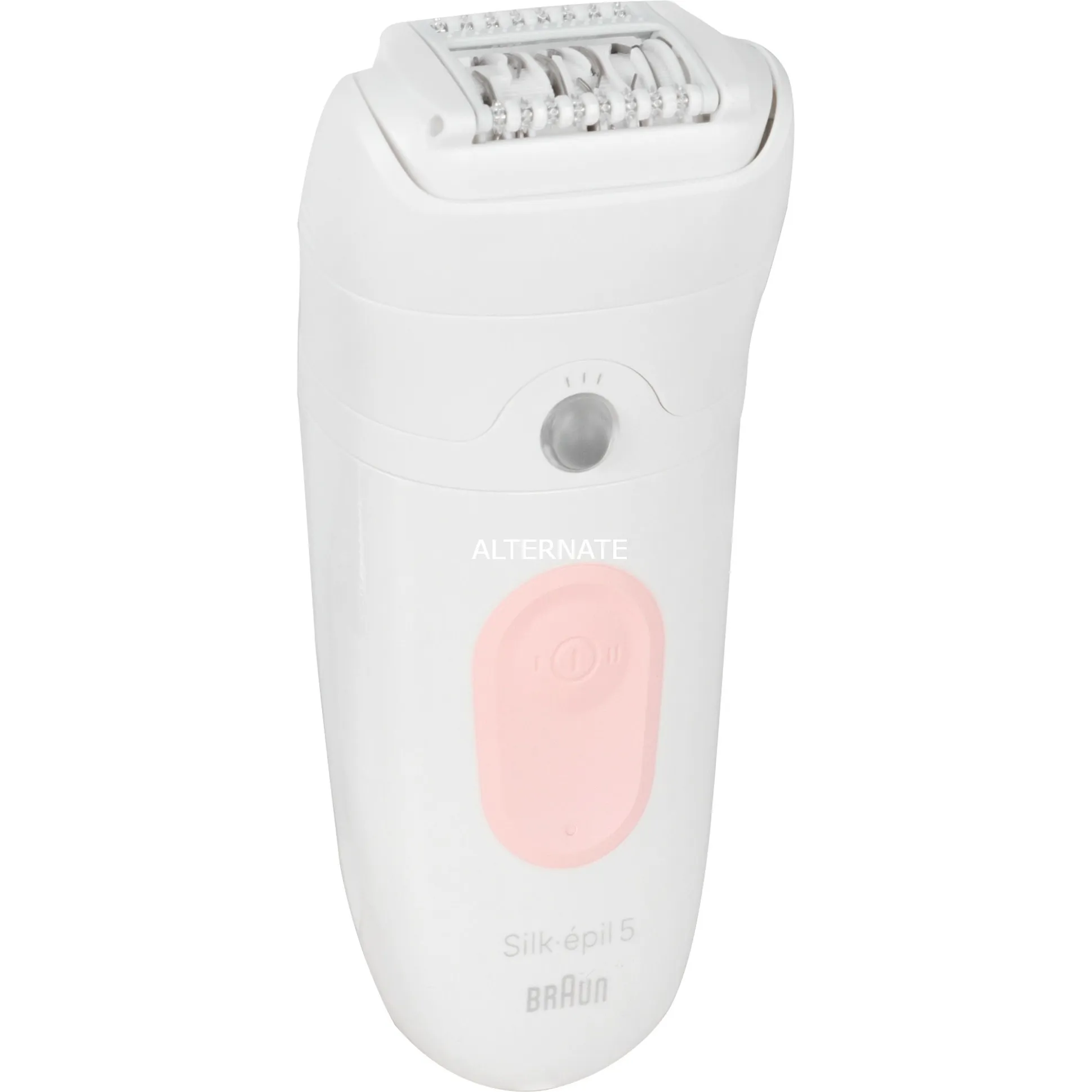 Silk-épil 5 5-230, Epilatore Elettrico Donna, Per Una Epilazione Semplice, Bianco/Rosa - immagine 1