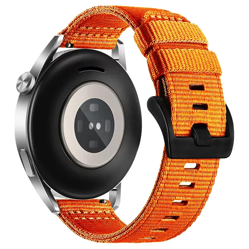 Cinturino Techsuit W070 per Samsung Galaxy Watch / Huawei Watch Series, 20mm, Arancione - immagine 1