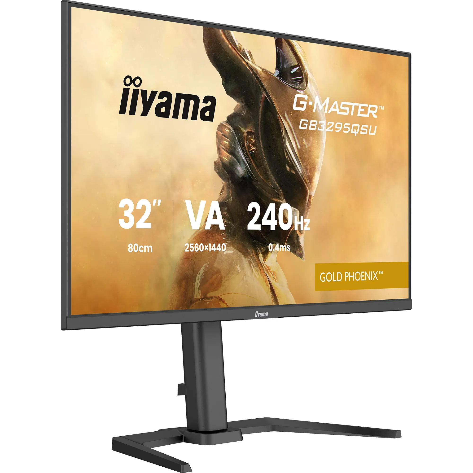 G-Master GB3295QSU-B1 Gold Phoenix, Monitor di gioco - immagine 1