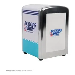 Gadget STRANGER THINGS Set Dispenser di Tovaglioli Scoops Ahoy Silver - immagine 1