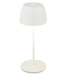 Lampada tavolo Bianca (1 luce - 150 Lumen - 2,5 W - Bianco caldo) (IP44) (8x20cm) 7503016 - immagine 1