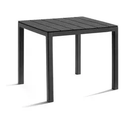 Tavolo da esterno polipropilene DOGE Fisso Antracite (78x78x74cm) 441 4 - immagine 1
