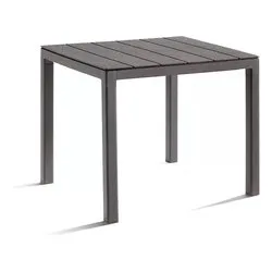 Tavolo da esterno polipropilene DOGE Fisso Taupe (78x78x74cm) 441 1 - immagine 1