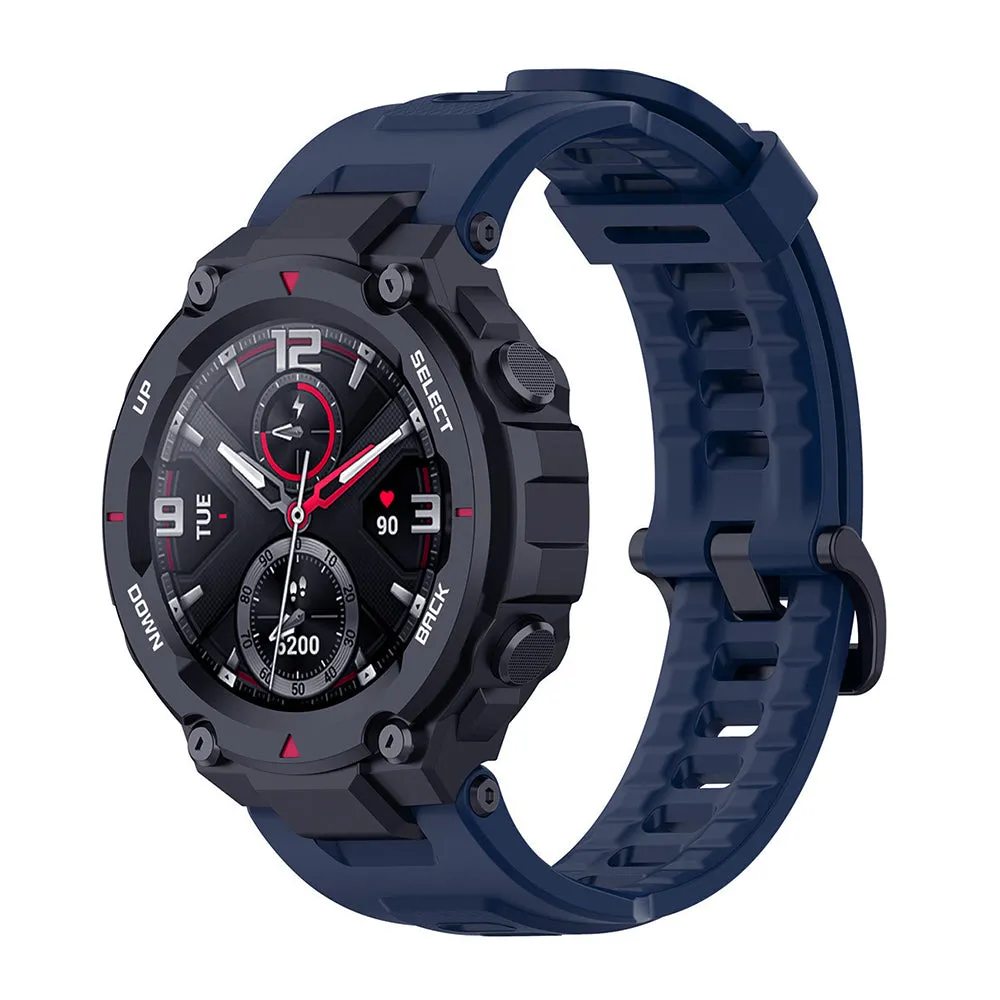 Cinturino Techsuit W067 per Amazfit T-Rex Pro / T-Rex, Blu Navy - immagine 1