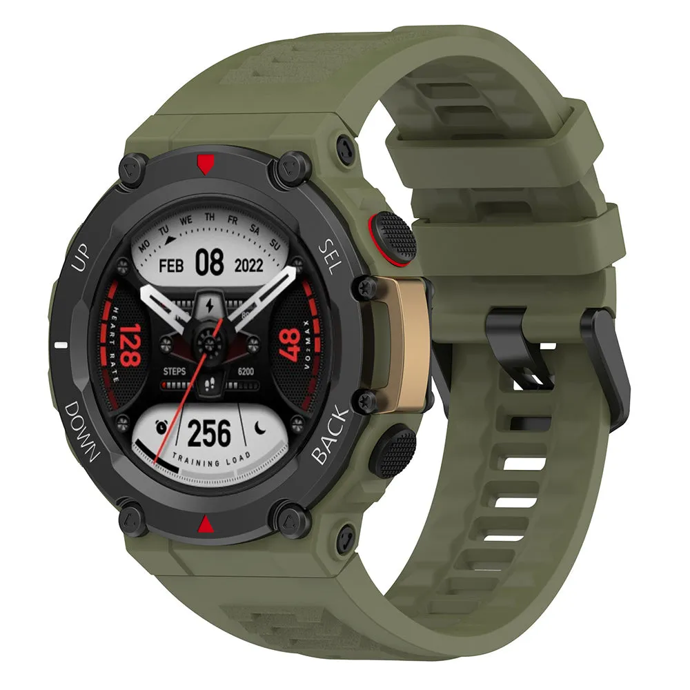 Cinturino Techsuit W067 per Amazfit T-Rex 2, Verde Scuro - immagine 1