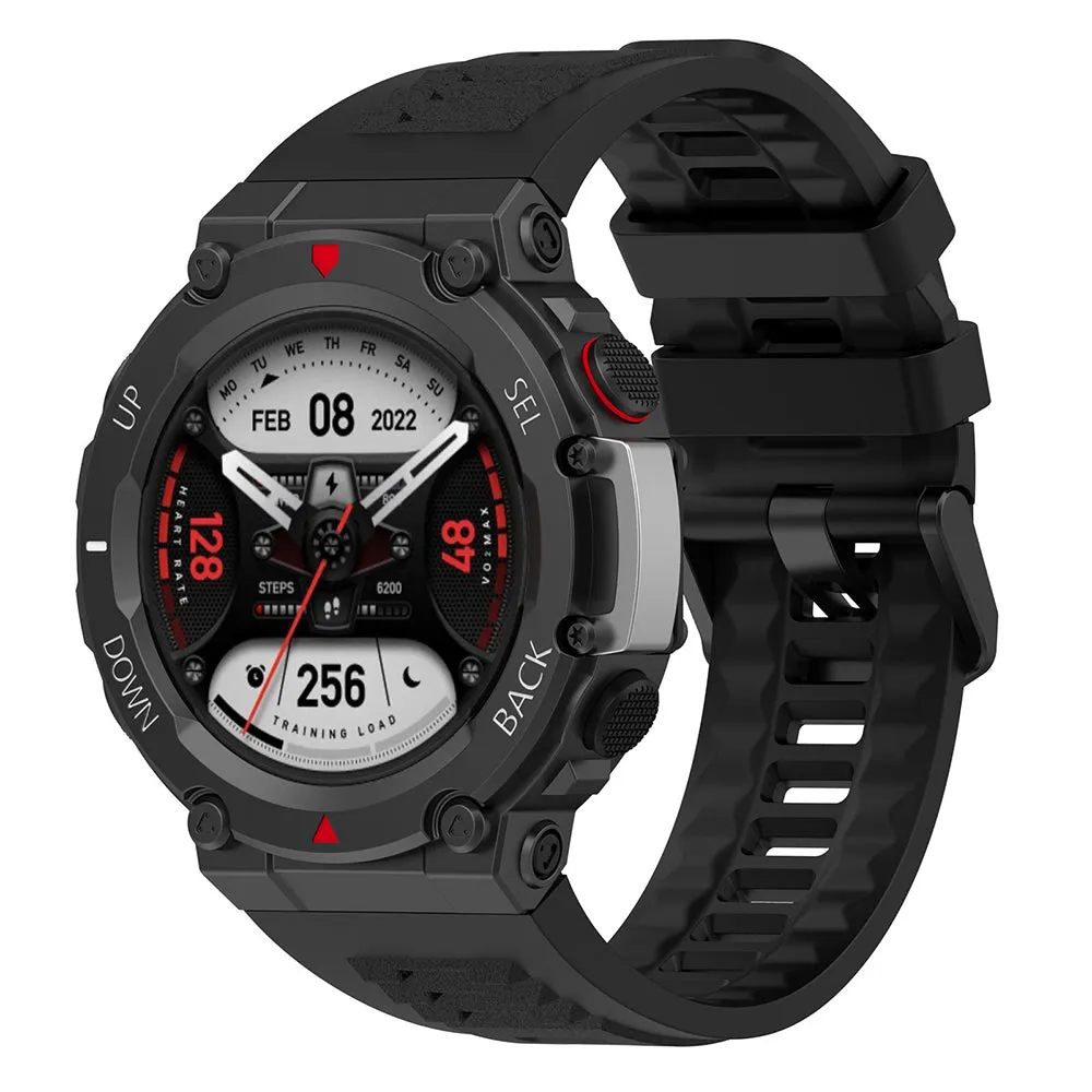Cinturino Techsuit W067 per Amazfit T-Rex 2, Nero - immagine 1