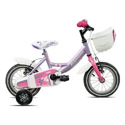Mountain Bike acciaio ( 1 vel ) 12" con rotelle BIMBA Lilac Pink Glossy 26L9900DL - immagine 1