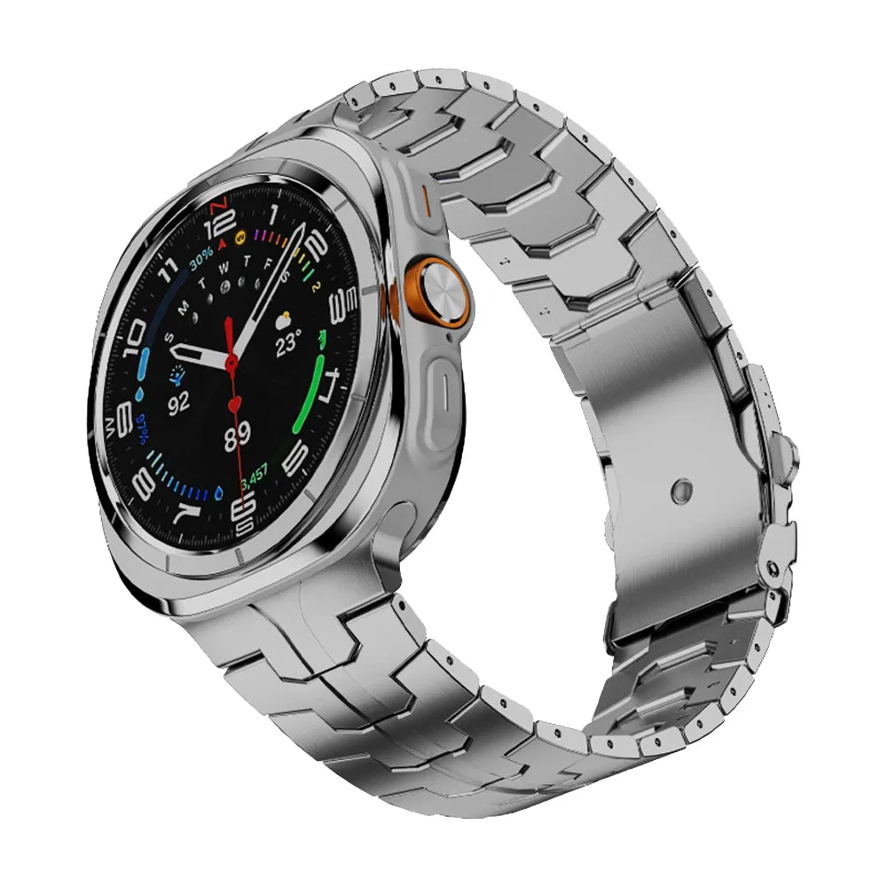 Cinturino Techsuit W063 per Samsung Galaxy Watch Ultra Series, Argento - immagine 1