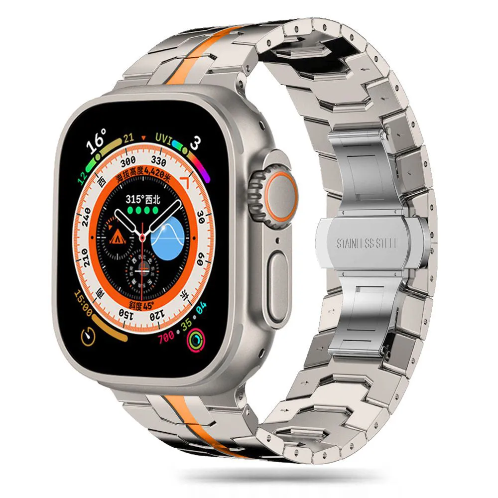 Cinturino Techsuit W063 per Huawei Watch / Xiaomi Watch Series, Arancione - immagine 1
