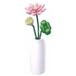 Fiore di Loto con vaso ( 254 pz ) PLEYERID 10a+ M38 B1101 06 - immagine 1