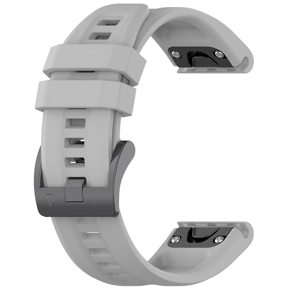 Cinturino Techsuit W060 per Garmin Instinct / Approach / Fenix Watch Series, 20mm, Grigio - immagine 1