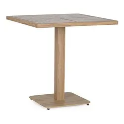 Tavolo da esterno alluminio, porcellana KALIMERA Fisso Desert (73x73x74cm) 0664123 - immagine 1