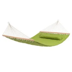 Amaca legno, cotone, poliestere SELAYA Verde (140x200cm) 0792320 - immagine 1