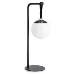 Lampada tavolo BALMONY Nero (1 luce - Bianco caldo) (IP44) (12,5x11x40,5cm) 0828265 - immagine 1
