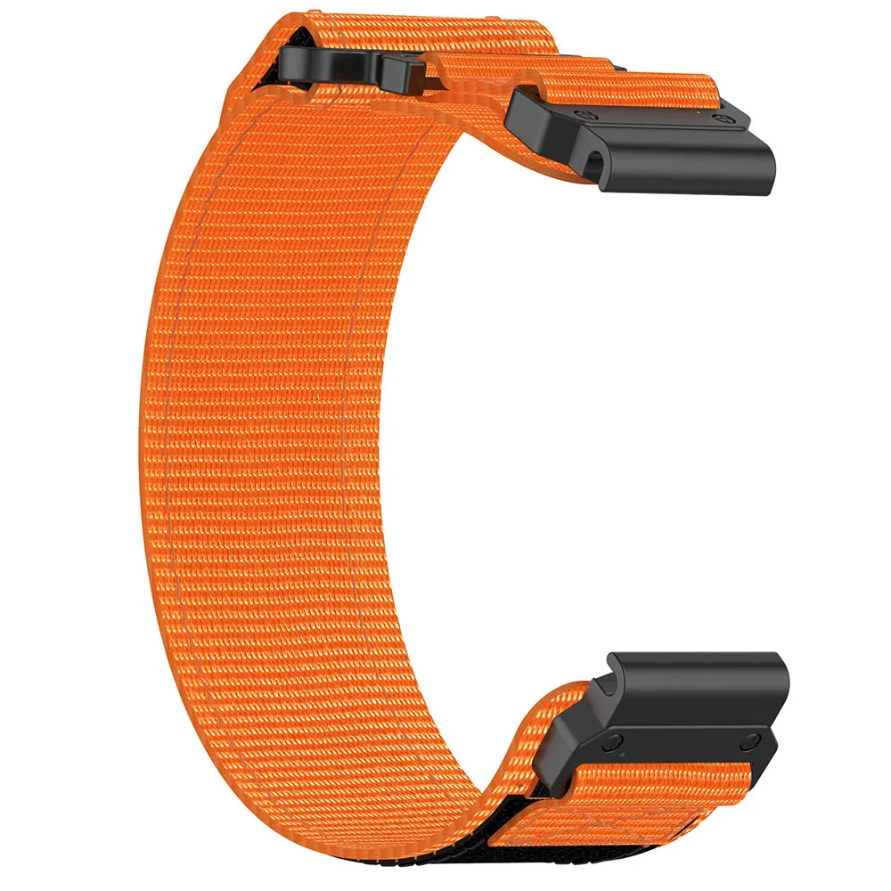 Cinturino Techsuit W057 per Garmin Instinct / Approach / Fenix Watch Series, 20mm, Arancione - immagine 1