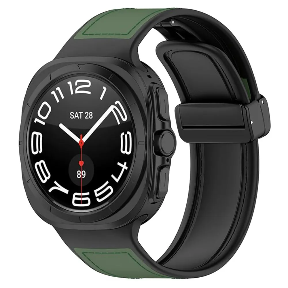 Cinturino Techsuit W056 per Samsung Galaxy Watch Ultra Series, Verde - immagine 1
