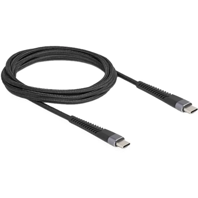 Cavo USB 2.0, connettore USB-C > connettore USB-C con protezione anti-piega estesa - immagine 1