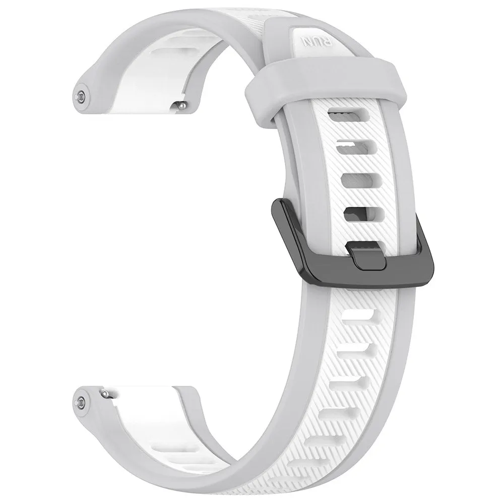 Cinturino Techsuit W053 per Samsung Galaxy Watch / Huawei Watch Series, 20mm, Bianco - immagine 1