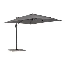 Ombrellone alluminio SIVIGLIA Antracite e Grigio (3x3mt) 0796022 - immagine 1