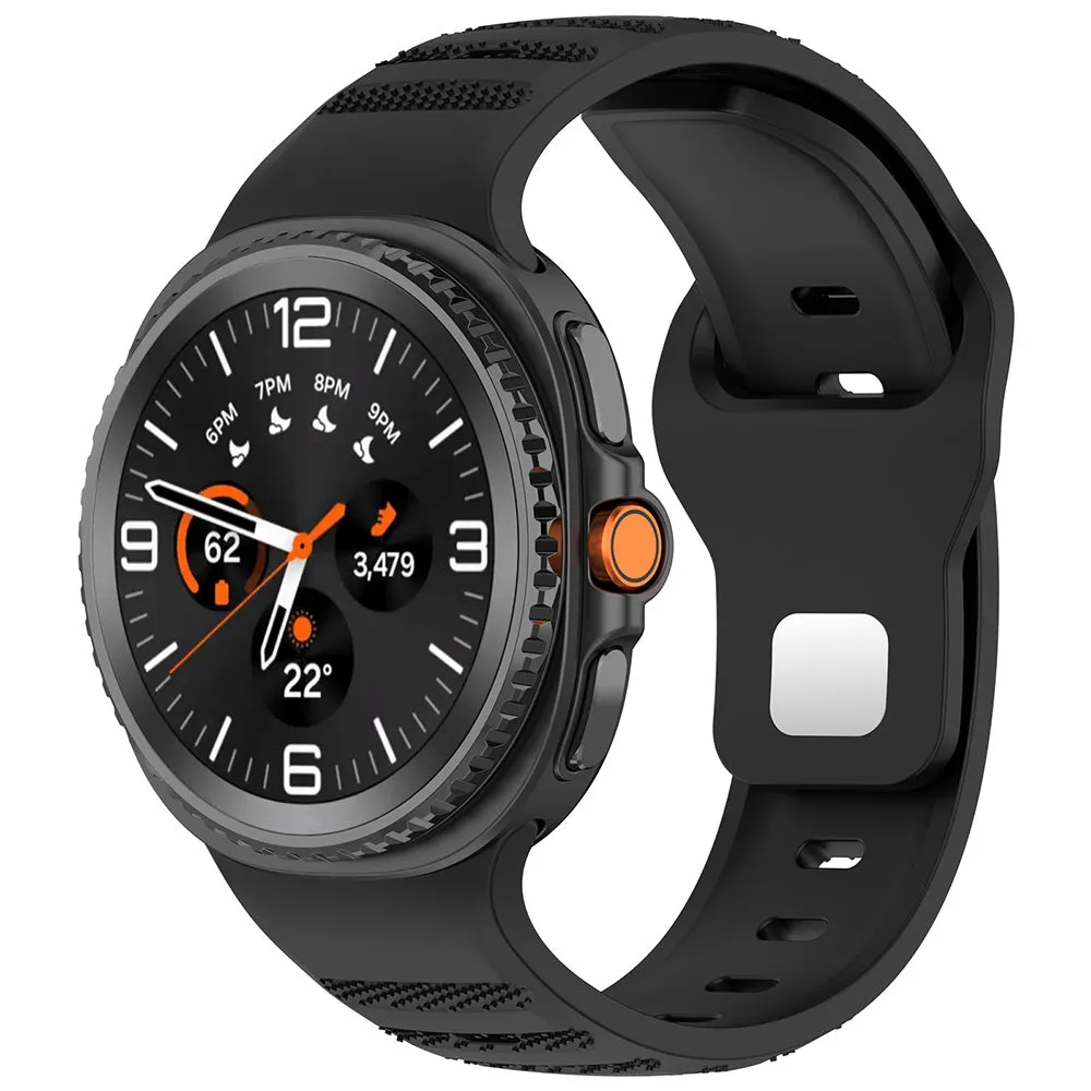 Cinturino Techsuit W050 per Samsung Galaxy Watch9 / Watch8 / Watch8 Classic Series, Nero - immagine 1