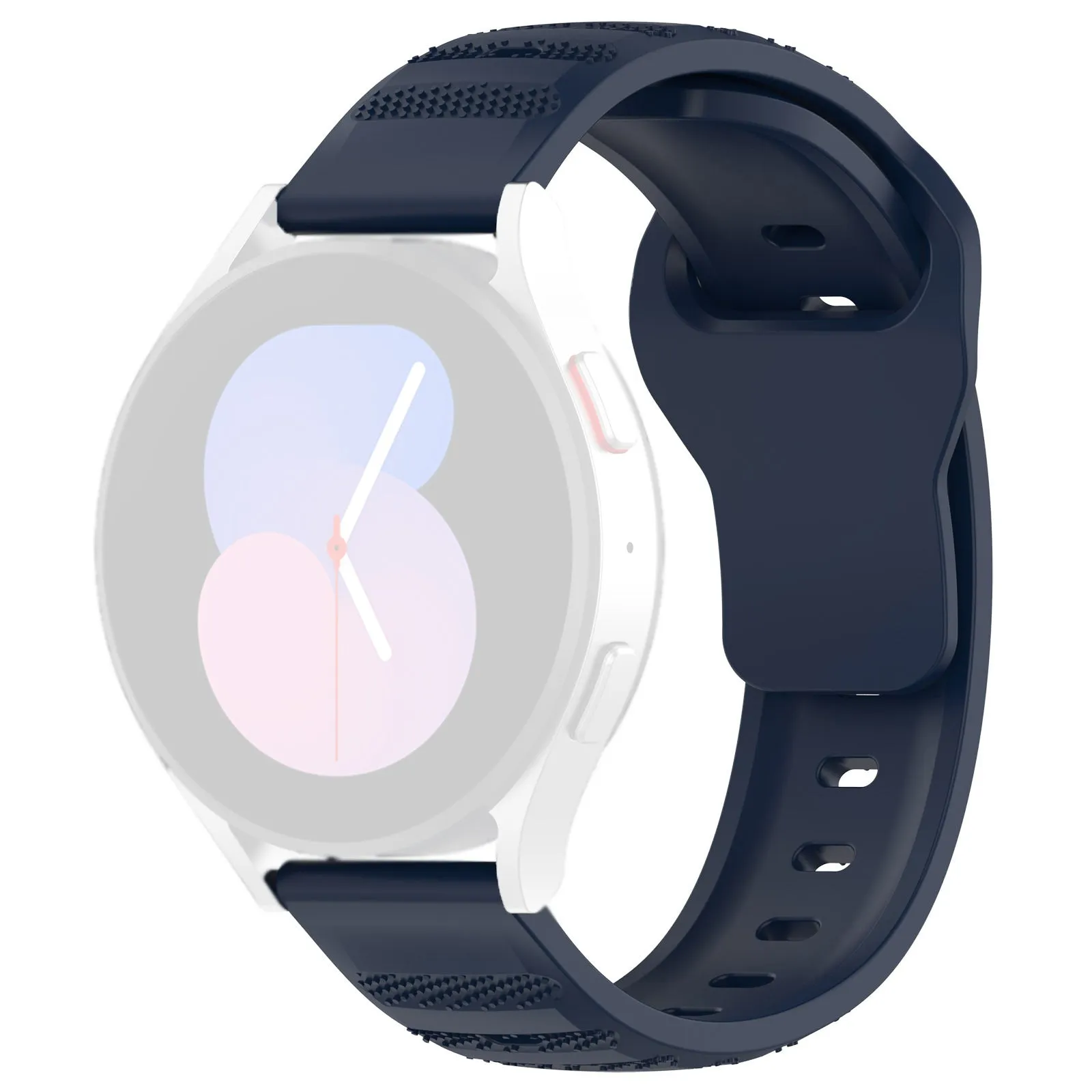 Cinturino Techsuit W050 per Samsung Galaxy Watch / Huawei Watch Series, 20mm, Blu - immagine 1